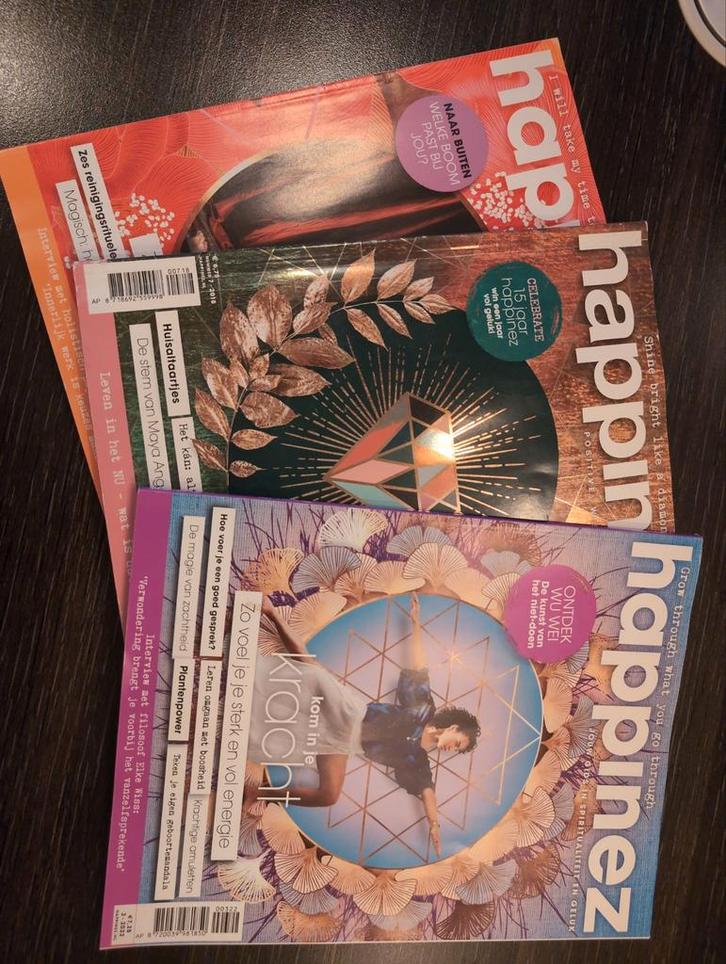Happinez Magazine - 3 Nummers (2018, 2022), Boeken, Tijdschriften en Kranten, Ophalen of Verzenden