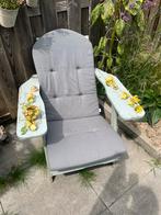 Gratis Tuinstoelen met kussens, Ophalen, Gebruikt, Hout