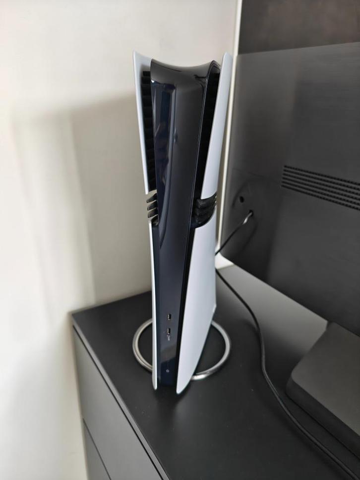 Sony PlayStation 5 Pro Wit, Spelcomputers en Games, Spelcomputers | Sony PlayStation 5, Zo goed als nieuw, Playstation 5 Digital