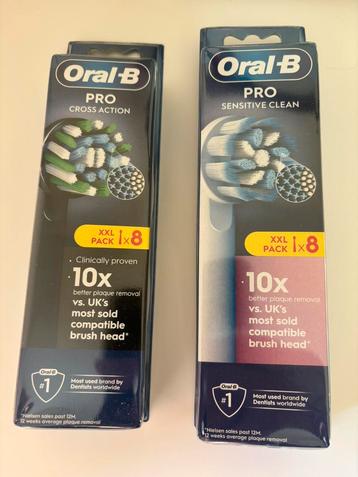 Oral-B Pro opzetborstels 8 stuks - alleen wit nog over beschikbaar voor biedingen
