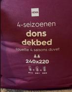 Nieuw 4-Seizoenen Dons Dekbed 240x220, Wit, Ophalen of Verzenden, Deken of Dekbed, Nieuw