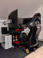 Complete simracing cockpit (DD1, custom stuur, SRP etc), Ophalen, Zo goed als nieuw, Fanatec