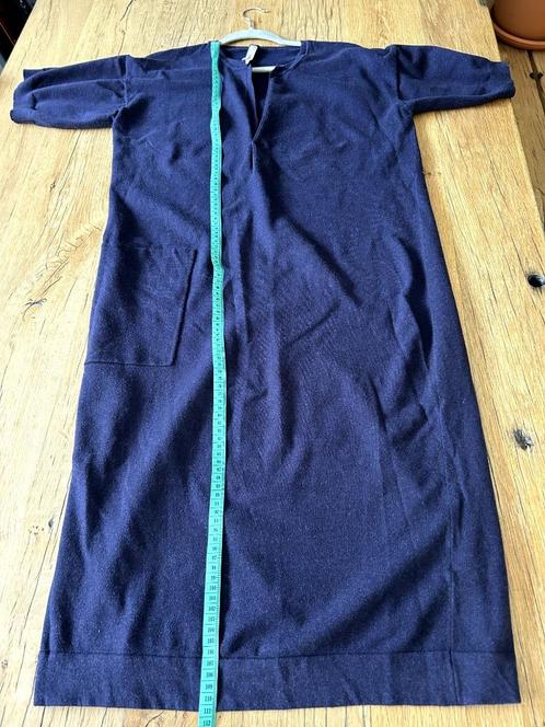 Humanoid Jurk Cath kleur: night Mt XL (40-42), Kleding | Dames, Jurken, Zo goed als nieuw, Maat 42/44 (L), Blauw, Onder de knie