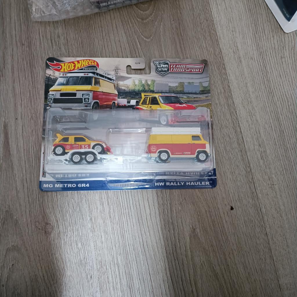 Hot Wheels Team Transport MG Metro HW Rally Hauler, Ophalen of Verzenden, Nieuw, Auto