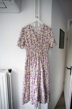 Midi jurk met bloemenpatroon vintage look maat L, Overige kleuren, Verzenden, Maat 42/44 (L), Onder de knie