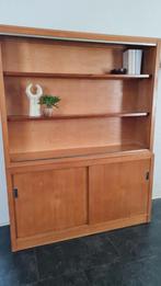 Mooie retro vintage schoolkast kast, Ophalen, Gebruikt, 25 tot 50 cm