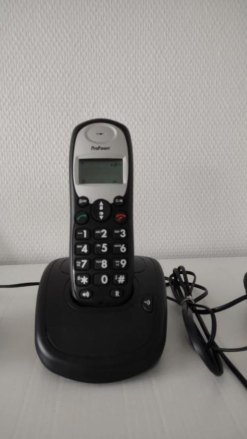 Profoon huistelefoon,vaste telefoon,draadloze huistelefoon, Telecommunicatie, Vaste telefoons | Handsets en Draadloos, Gebruikt