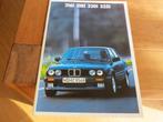 Folder BMW 3-serie E30 BMW 316i 318i 320i 325i 1987, Ophalen of Verzenden, Zo goed als nieuw, BMW, BMW