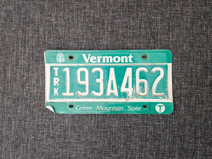 Vermont Kentekenplaat USA Nummerplaat nummerbord License VS, Verzamelen, Automerken, Motoren en Formule 1, Gebruikt, Auto's, Ophalen of Verzenden
