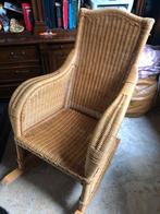 Rotan Schommelstoel, Huis en Inrichting, Stoelen, Ophalen, Gebruikt, Bruin, Riet of Rotan