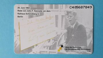 John F. Kennedy Telefoonkaart JFK - Ich bin ein Berliner beschikbaar voor biedingen