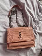 Elegante Schoudertas - Roze Croco, Ophalen of Verzenden, Zo goed als nieuw, Roze, Schoudertasje