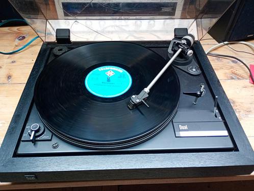 Prachtige Dual 505-2 zwart fineer Met ortofon vms 20 E mk2, Audio, Tv en Foto, Platenspelers, Zo goed als nieuw, Dual, Pitch-regelaar