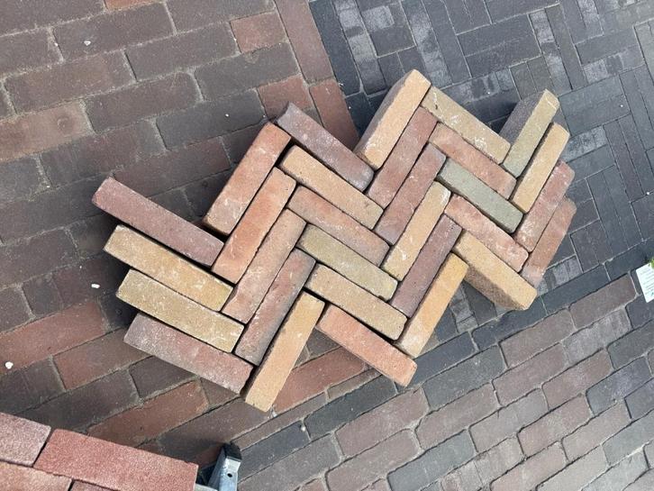 Gebakken WF straatstenen, Tuin en Terras, Tegels en Klinkers, Nieuw, Klinkers, Keramiek, 10 m² of meer, Ophalen of Verzenden