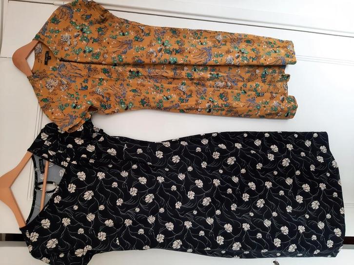 KING LOUIE JURK M 38 40 nieuw en zgan geel zwart mooi 17,50, Kleding | Dames, Jurken, Nieuw, Maat 38/40 (M), Geel, Knielengte