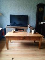 salontafel oud grenen, Ophalen, Gebruikt, 100 tot 150 cm, Oud grenen