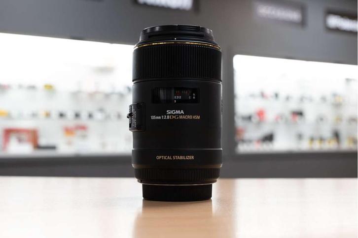 Sigma 105mm Macro 1:2.8 DG HSM Sigma Mount (Hoogeveen), Audio, Tv en Foto, Fotografie | Lenzen en Objectieven, Zo goed als nieuw