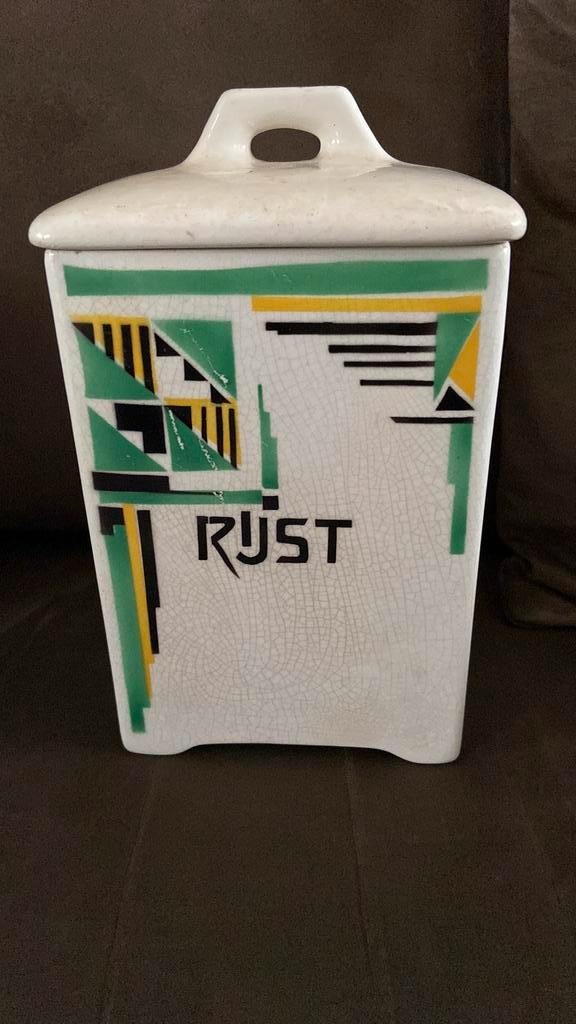 Saint Ghislain rijst pot vintage / brocante, Antiek en Kunst, Antiek | Overige Antiek, Ophalen of Verzenden