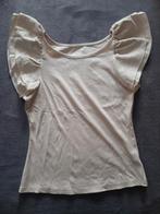 t-shirt, Beige, Ophalen of Verzenden, Zo goed als nieuw, Korte mouw