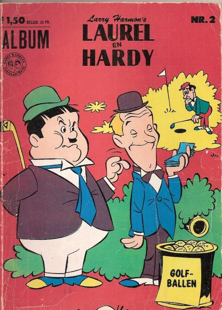 Laurel en Hardy Stripboek nr 2 VERZENDEN OF OPHALEN, Boeken, Stripboeken, Gelezen, Meerdere stripboeken, Ophalen