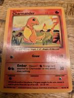 Charmander Pokémonkaart - Base Set, Hobby en Vrije tijd, Verzamelkaartspellen | Pokémon, Ophalen of Verzenden, Gebruikt, Losse kaart