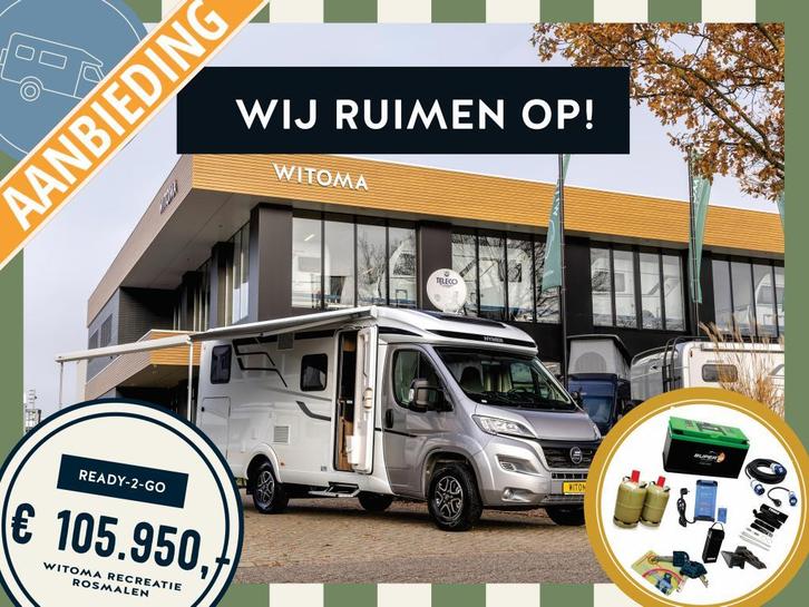 Hymer Exsis-T 580 PURE Artense Grey NETTO DEAL! XXL BED 2m15, Caravans en Kamperen, Campers, Bedrijf, tot en met 3, Half-integraal