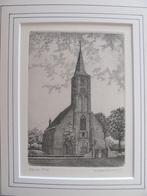 Rhoon - gesigneerde ets - Willem Veldhorst, Ophalen of Verzenden