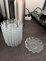 Pasabahce onderzetters theeglazen nooit gebruikt 12 stuks, Huis en Inrichting, Ophalen, Glas of Glazen, Overige stijlen, Glas