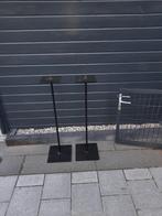 luidsprekers -speakers- - voet- beugel- boxen 2x metaal, Gebruikt, 120 watt of meer, Front, Rear of Stereo speakers, Ophalen