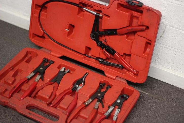 slangklemmen tangen set, Doe-het-zelf en Verbouw, IJzerwaren en Bevestigingsmiddelen, Gebruikt, Ophalen of Verzenden