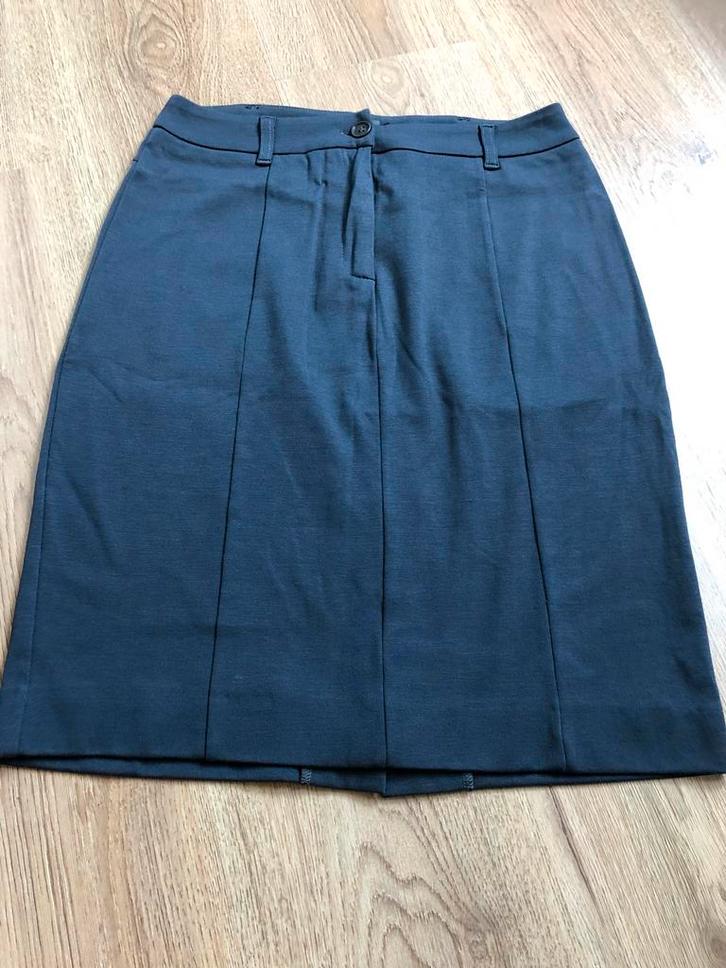 No mans land grijs net rokje 38, Kleding | Dames, Rokken, Zo goed als nieuw, Maat 38/40 (M), Grijs, Knielengte, Ophalen of Verzenden