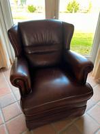 Mooie electrische leren fauteuil, Huis en Inrichting, Fauteuils, Ophalen, Gebruikt, Klassiek, Leer