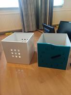 Kallax inzet deur met klok en kallax bak, Ophalen of Verzenden