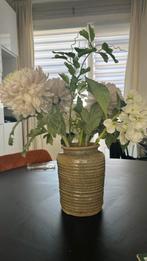 Vaasje met kunstbloemen, Ophalen of Verzenden, Zo goed als nieuw