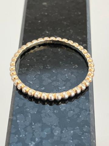 Zilveren ring; verguld beschikbaar voor biedingen