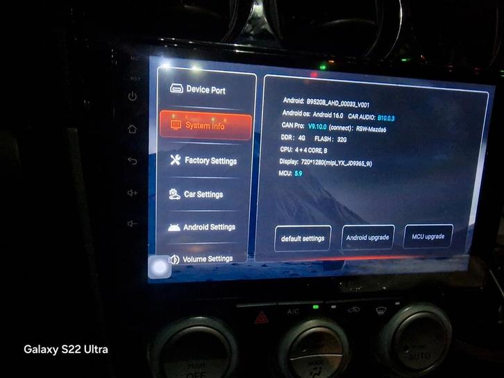 Mazda 6 (2002-2007) Navigatie + Achteruitrijcamera, Auto diversen, Autoradio's, Gebruikt, Ophalen of Verzenden