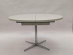 Vintage Pastoe eettafel wit tafel hout rond verlengbaar, Ophalen, Gebruikt, ., Rond