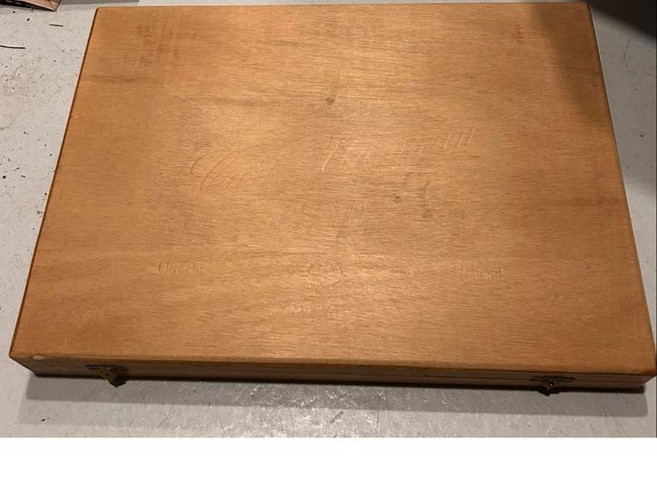 Sigaren kist Carl Upmann, Verzamelen, Rookartikelen, Aanstekers en Luciferdoosjes, Gebruikt, Tabaksdoos of Verpakking, Ophalen of Verzenden