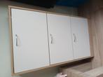 Schoenenkast wit met houtkleur, Ophalen, Gebruikt