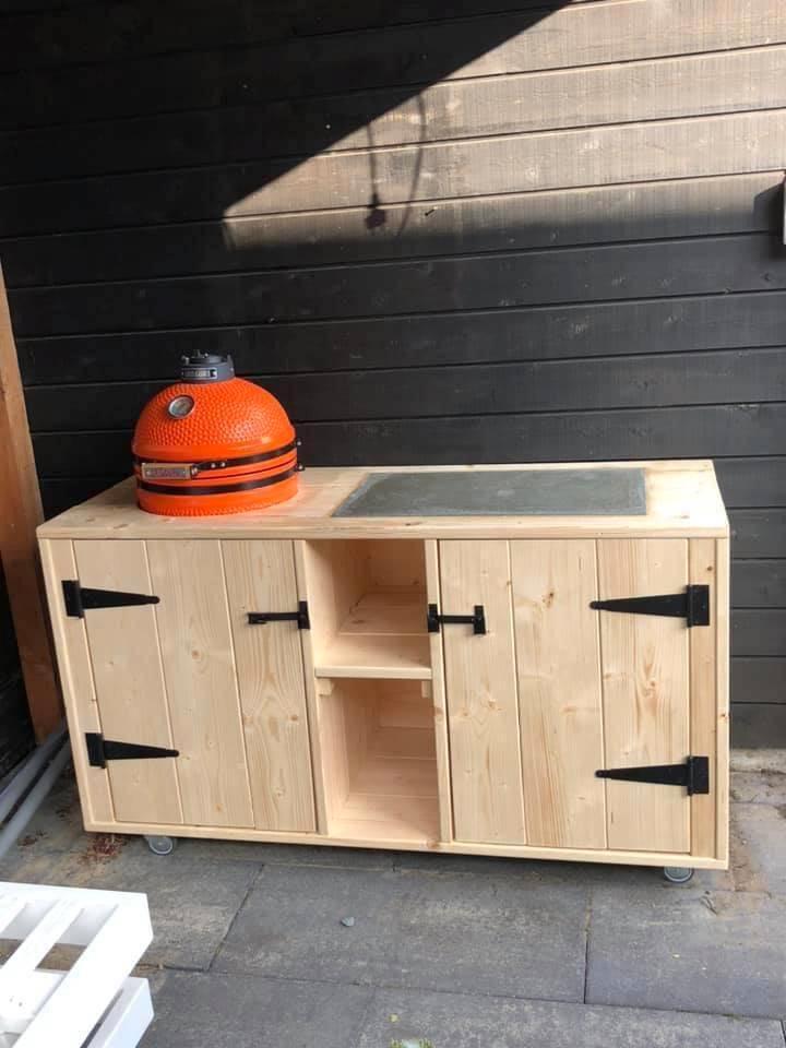 buitenkeuken, Tuin en Terras, Buitenkeukens, Nieuw, Houtskool, Ophalen of Verzenden