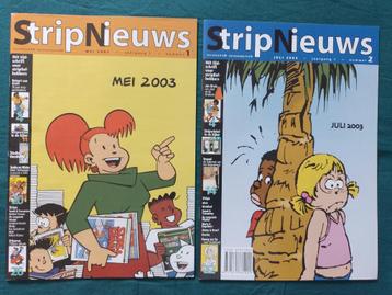 Strip Nieuws (2003) nummer 1 en 2 - nieuwstaat/ongelezen beschikbaar voor biedingen