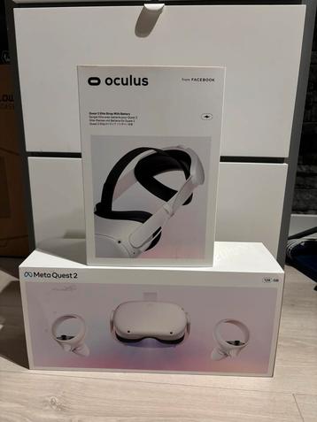Meta quest 2 128GB incl Elite strap batterij beschikbaar voor biedingen