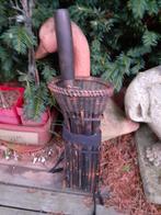 Antiek Laos Kapmes met Riethouder - Perfecte Staat, Verzamelen, Militaria | Algemeen, Ophalen of Verzenden, Overige soorten, Mes of Dolk