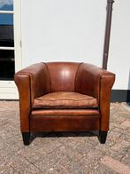 Lounge Atelier schapenleren fauteuil, Huis en Inrichting, Fauteuils, Ophalen, Gebruikt, Leer