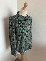 King Louie maat 42 groene retro blouse 2811, Maat 42/44 (L), Ophalen of Verzenden, Zo goed als nieuw, King Louie