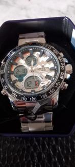 Herenhorloge Martyn Line - Staal nieuw, Overige merken, Staal, Staal, Polshorloge