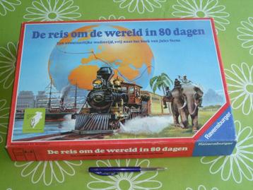 De reis om de wereld in 80 dagen - bordspel uit 1987