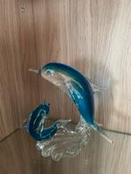 Glazen dolfijn, Antiek en Kunst, Antiek | Glas en Kristal, Ophalen of Verzenden