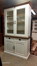 Richmond Buffetkast roomwit showmodel teak, 200 cm of meer, Ophalen of Verzenden, Zo goed als nieuw, 5051CM