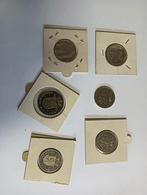 verzilverde munten, 6 stuks.zie foto's, Ophalen of Verzenden, Koningin Juliana, Losse munt, Zilver